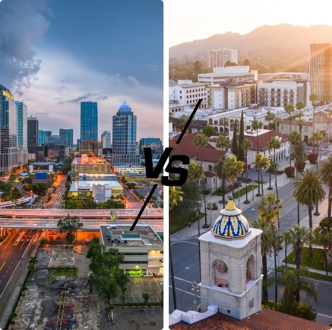How is California Compared to Florida