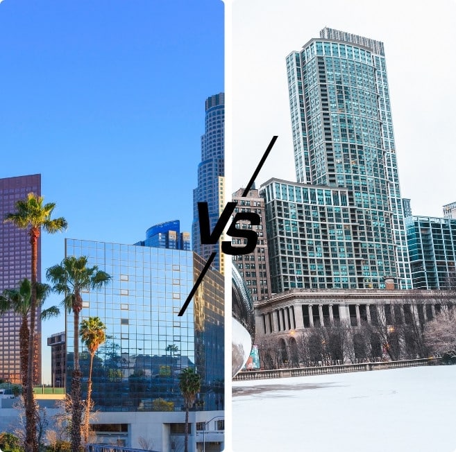 How is Chicago Compared to Los Angeles